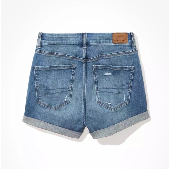 (NWOT) AE Ne(X)T Level Curvy High-Waisted Denim Short Short - Picture 5 of 5